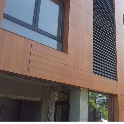 Brown Exterior Hpl Cladding Service Thickness Mm At Rs Sq Ft In