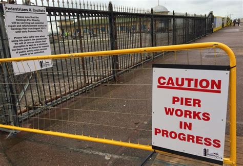 Hastings Pier Restoration Gets Under Way Hastings Battleaxe