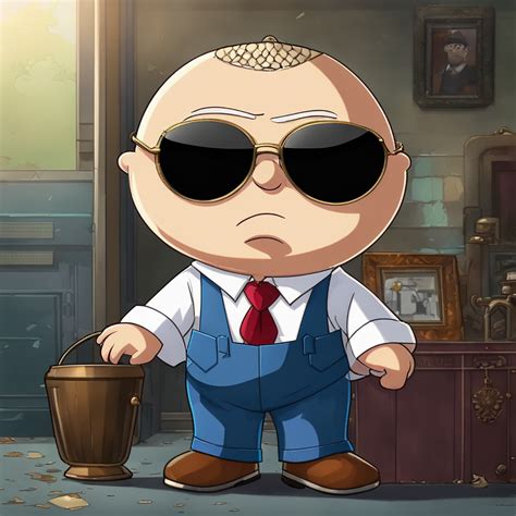 Stewie griffin from family guy dressed as a gangster by Joshua Shelley ...