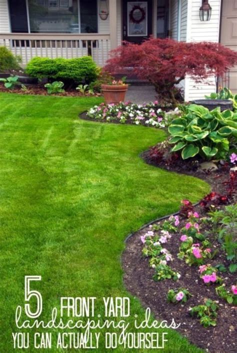 40 Beautiful Small Front Yard Landscaping Ideas - Bored Art