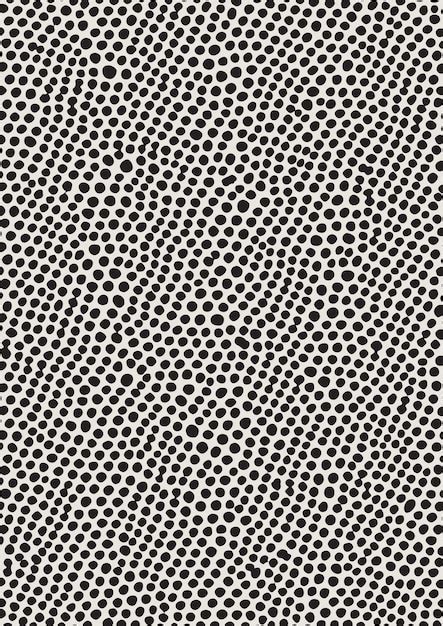 Premium Vector Mid Century Modern Dots Fabric Design Art