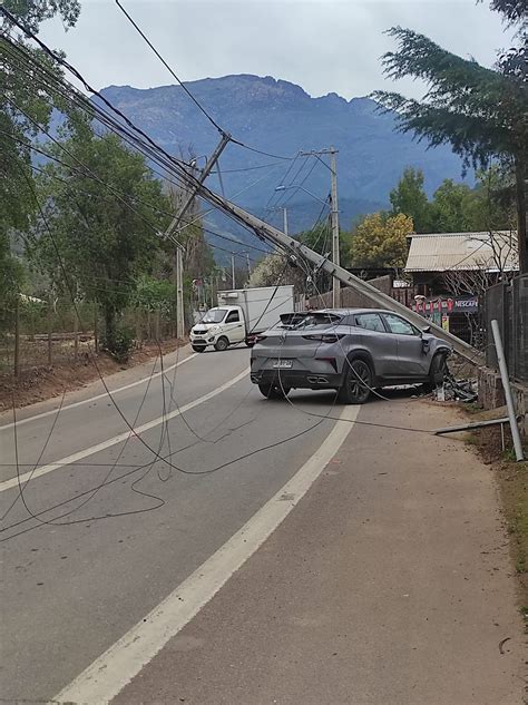 Cge Reporta Casi Postes Chocados En Y Clientes Afectados