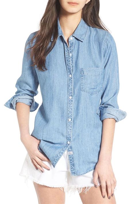 These Versatile Chambray Shirts Are Both Elegant And Effortless