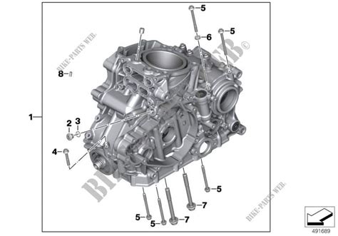 Pièces de bloc moteur pour BMW Motorrad G 310 GS à partir de 2016 BMW