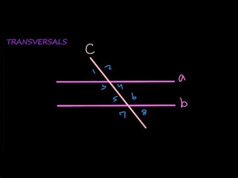 transversals explained easy youtube