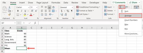 How To Find And Calculate Mean In Microsoft Excel Helpdeskgeek