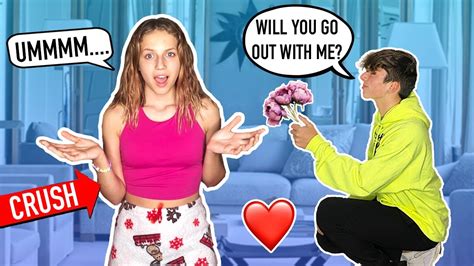 Asking My Crush Out On A Date Romantic Proposal ️🌹 Donald Ft Indi Star Youtube