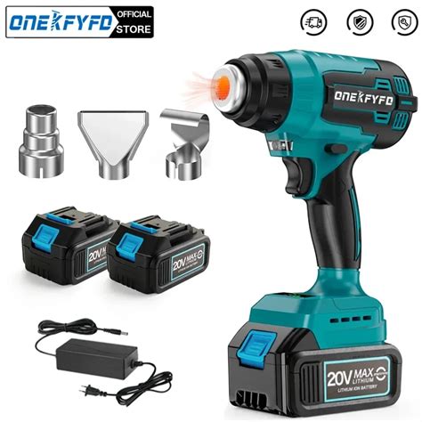 Cordless Handheld Hot Air Gun Machine Lithium Rechargeable Heating Equipment Power Tool With