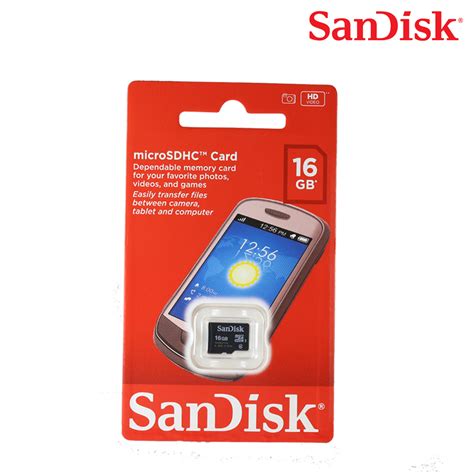 Sandisk Class4 Microsdhc Flash Memory Card 16gb Kinaun किनौं