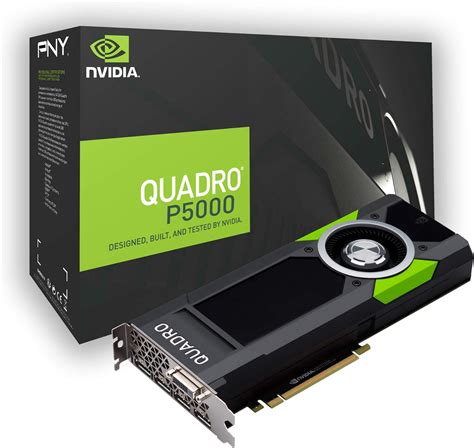 Pny Quadro P5000 Quadro P5000 16gb Gddr5x Tarjeta Gráfica Quadro P5000 16 Gb Gddr5x 256