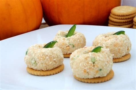 Mini Pumpkin Cheeseballs Goodness Me Cheese Ball Mini Pumpkins