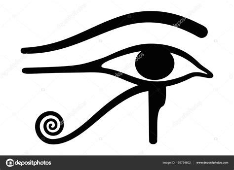 Wedjat Eye Of Horus Ancient Egyptian Symbol Vector Image By