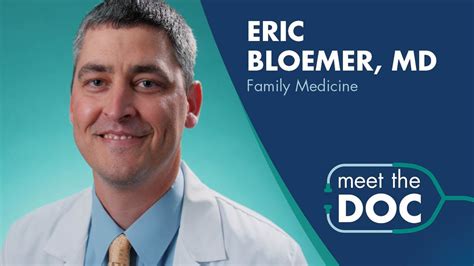 Meet The Doc Eric Bloemer Md Youtube