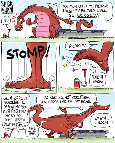 Slack Wyrm 105 Funny Dragon Dnd Funny Dragon Comic