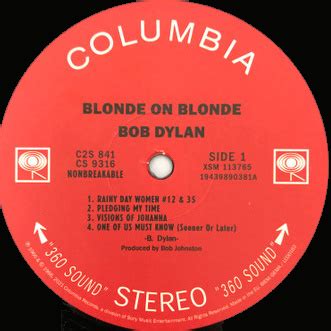 Bob Dylan Blonde On Blonde Stereo 2LP 180g Vinyl VinylVinyl