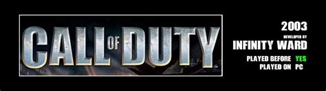 A Shoal of COD | Playing every Call of Duty campaign | ResetEra