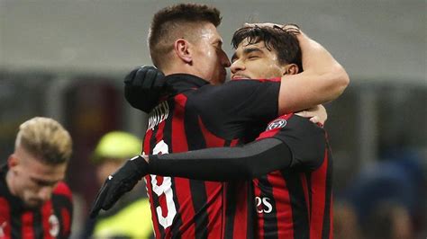 Coppa Italia Milan Napoli 2 0 Doppietta Di Piatek