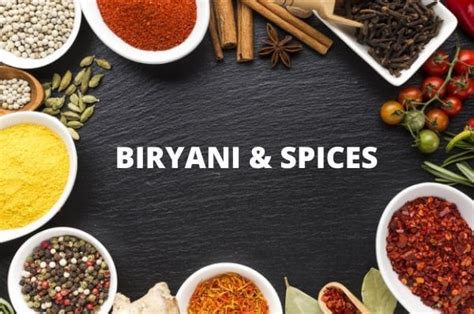 Spices-Bringing out the true essence of a biryani | Nusta Kitchen