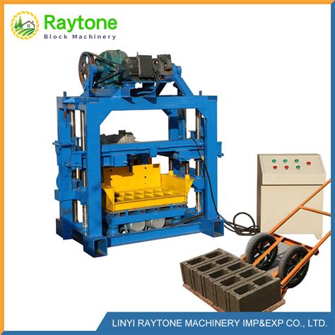 Concrete Cement Block Machine Qt Manual Bricks Press Machine