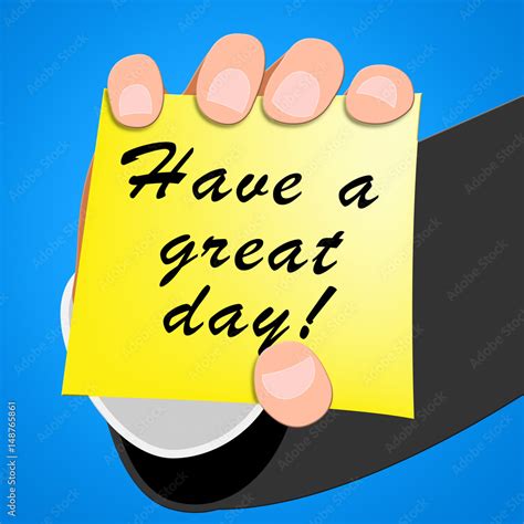 great day means happy  illustration stock illustration adobe