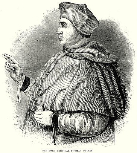 The Lord Cardinal Thomas Wolsey Stock Image Look And Learn