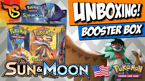 Unboxing Sun And Moon Booster Box Pokémon Tcg Youtube