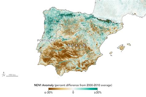 Spain Browned by Drought