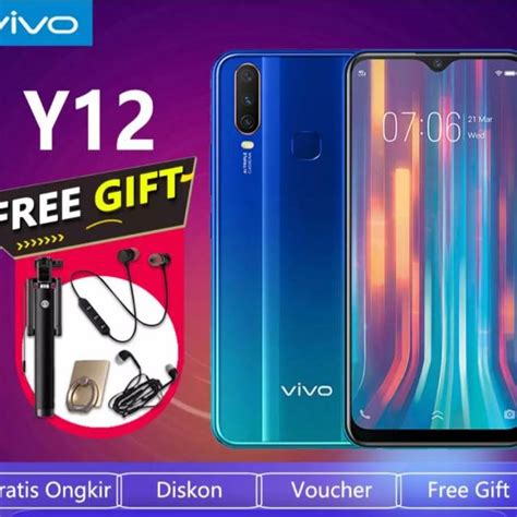 Jual VIVO Y12 Ram 3 64GB 3 32GB Garansi Resmi 1Tahun Bisa COD