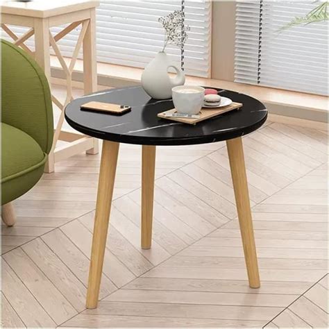 Tables D Appoint Rondes En Bois Table De Chevet Solide Petite Table