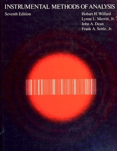 Instrumental methods of analysis by Hobart Hurd Willard | Open Library