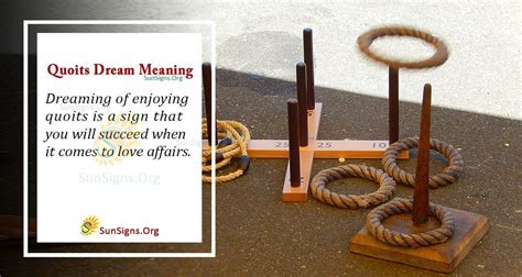 Dreaming Of Quoits And Its Meaning Interpretation And Symbolism