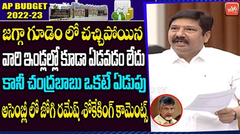 YCP MLA Jogi Ramesh Sensational Comments On Chandrababu Naidu AP