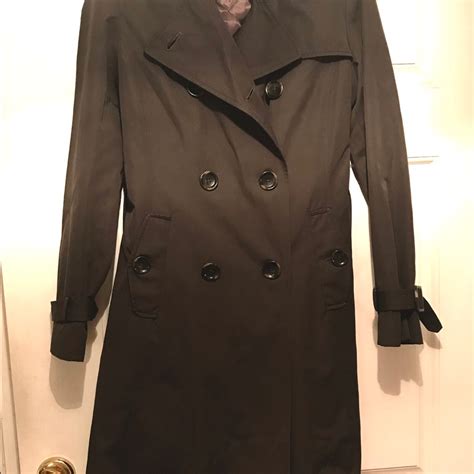 Ellen Tracy Classic Trench Coat Gem