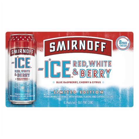 Smirnoff Ice Red White And Berry 8 Cans 16 Fl Oz King Soopers