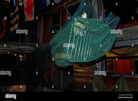 Turtle Excluder Ted Trawl Net Display Stock Photo Alamy