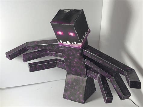 Bendable Minecraft Papercraft Mutant Enderman Como Hacer Al Enderman