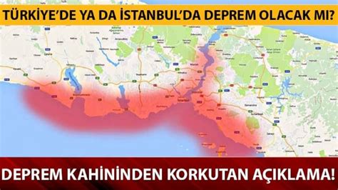 İstanbul da deprem olur mu Türkiye de ne zaman deprem olacak mı