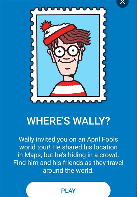 ‘Where’s Wally?’ Play Mini-Game By Google Maps For The Whole Week