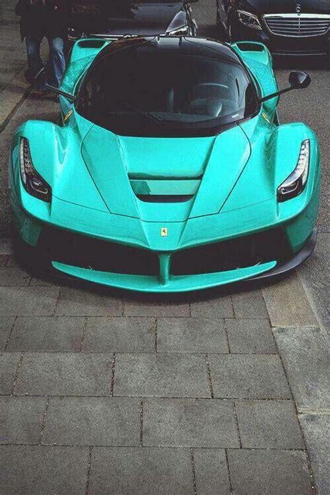 Teal Green Ferrari Laferrari Sports Cars Luxury Sport Cars Ferrari