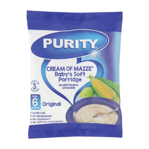 Purity Original Cream Of Maize Babys Soft Porridge 6 Months 400g