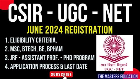 HOW TO APPLY CSIR UGC NET JUNE 2024 NTA NET ELIGIBILITY CRITERIA JRF