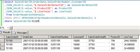 Transforming Json Data To Relational Data In Sql Server 2016