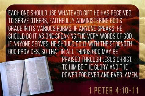 Memorize Scripture 1 Peter 4 10 11 JeffRandleman