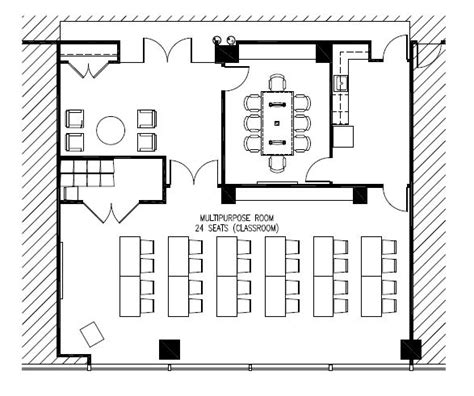 Hines, Chicago, Riverfront Plaza – Conference Room Layout