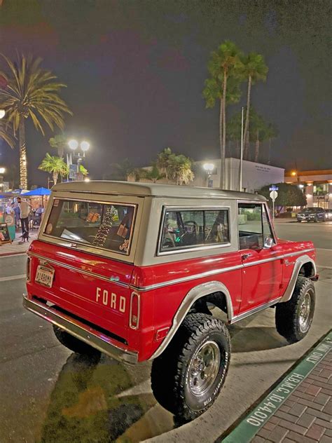 Red Ford Bronco Dream Cars Jeep Bronco Car Retro Cars