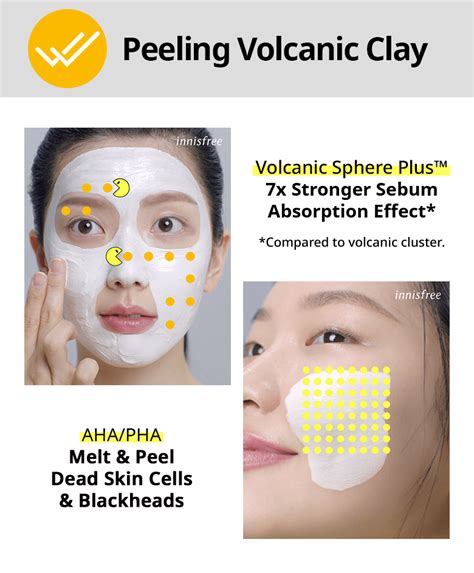 Skincare Volcanic Calming Pore Clay Mask Innisfree