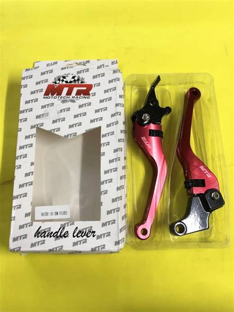 Mtr Brake Lever For Raider Carb Type Red Lazada Ph