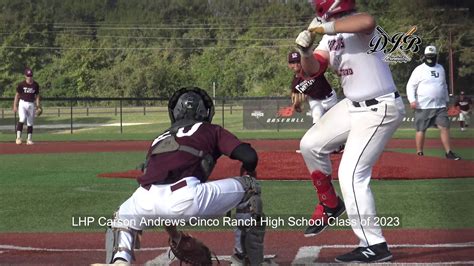 LHP Carson Andrews Cinco Ranch High School Class of 2023 - YouTube