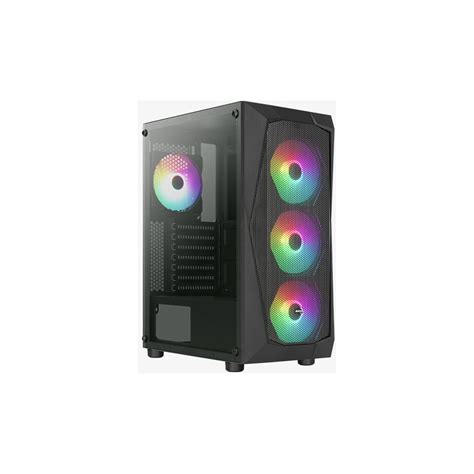 Caixa Atx Aerocool Falcon Rgb Preta