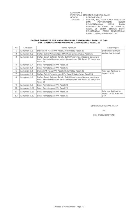 PDF LAMPIRAN I PERATURAN DIREKTUR JENDERAL PAJAK Filetentang